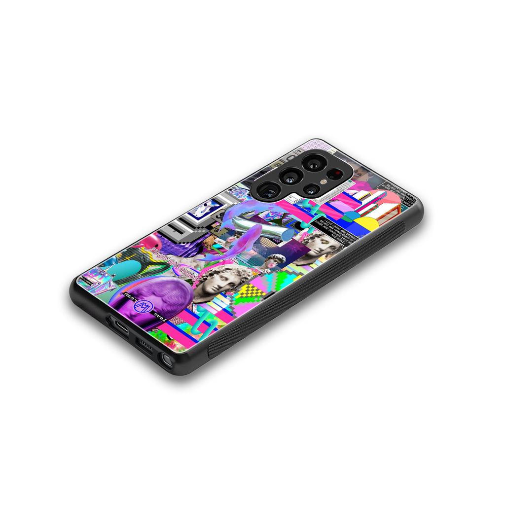 unbothered back phone cover | glass case for samsung galaxy s25 ultra
