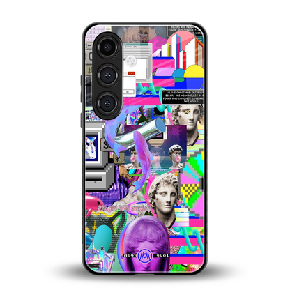 unbothered back phone cover | glass case for samsung galaxy s24 plus