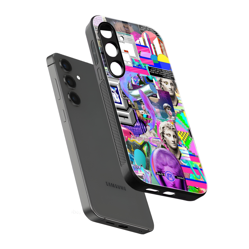 unbothered back phone cover | glass case for samsung galaxy s25 plus