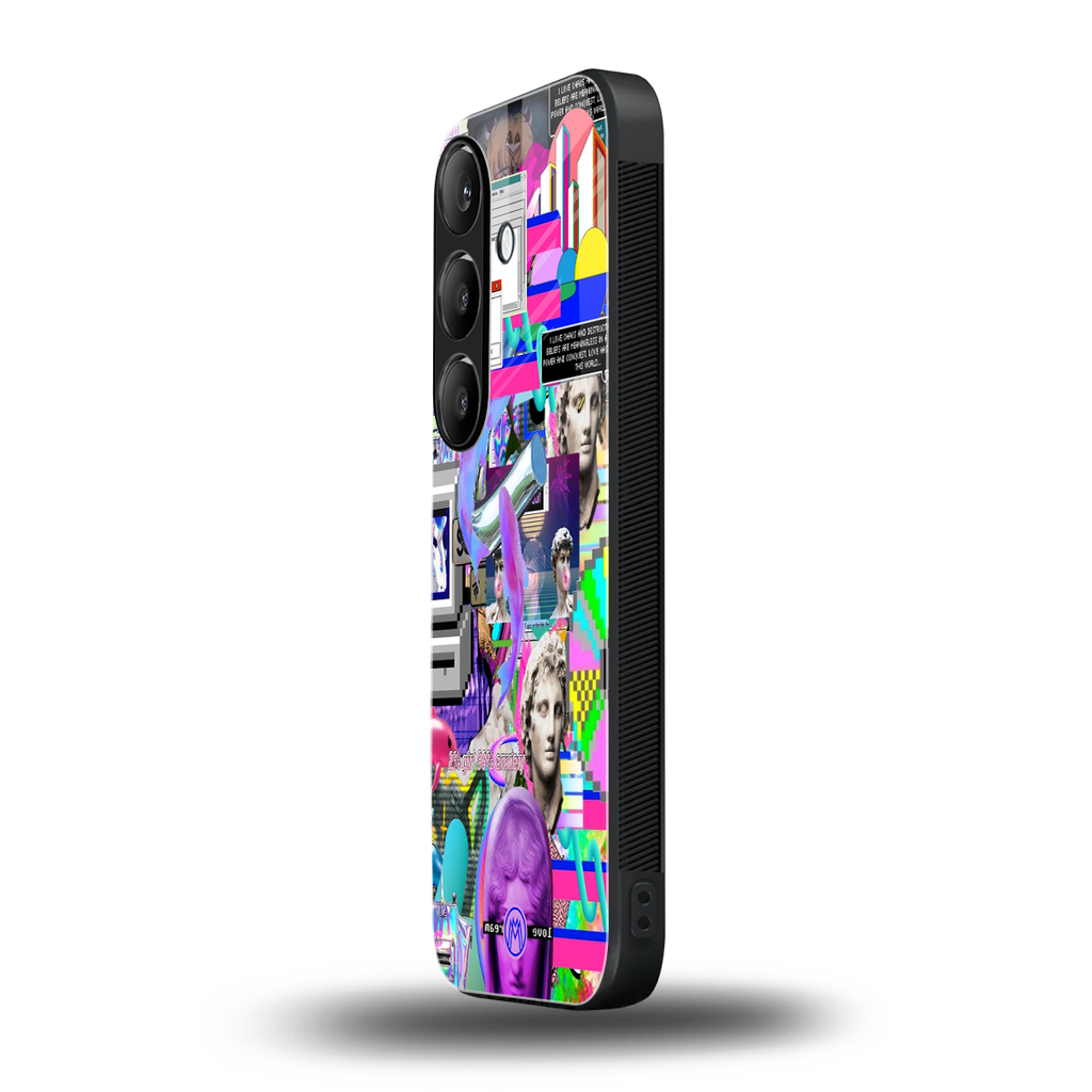 unbothered back phone cover | glass case for samsung galaxy s24 plus