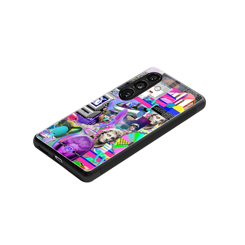 unbothered back phone cover | glass case for samsung galaxy s23 plus