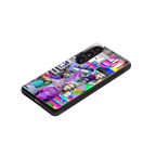 unbothered back phone cover | glass case for samsung galaxy s23 plus