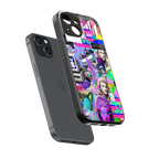 unbothered back phone cover | glass case for iphone 15