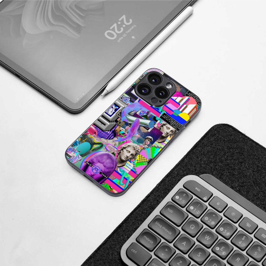 unbothered back phone cover | glass case for nothing phone 1