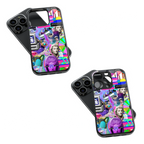 Trendy Glass Back Mobile Case for iPhone, Samsung, Redmi, OnePlus, Google Pixel, Motorola