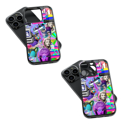 Trendy Glass Back Mobile Case for iPhone, Samsung, Redmi, OnePlus, Google Pixel, Motorola