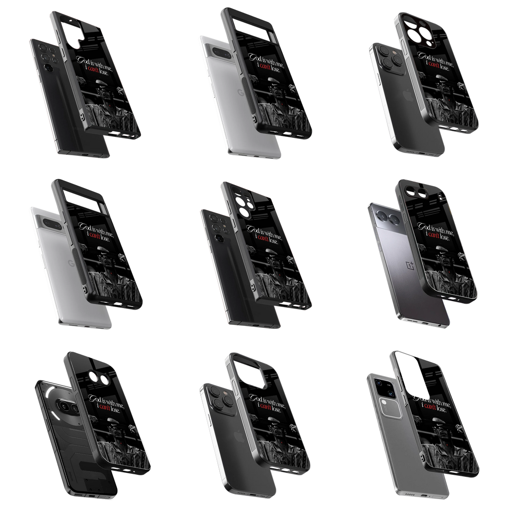 Durable Glass Back Mobile Case for iPhone, Samsung, OnePlus, Google Pixel, Redmi, Vivo, Oppo