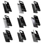 Durable Glass Back Mobile Case for iPhone, Samsung, OnePlus, Google Pixel, Redmi, Vivo, Oppo