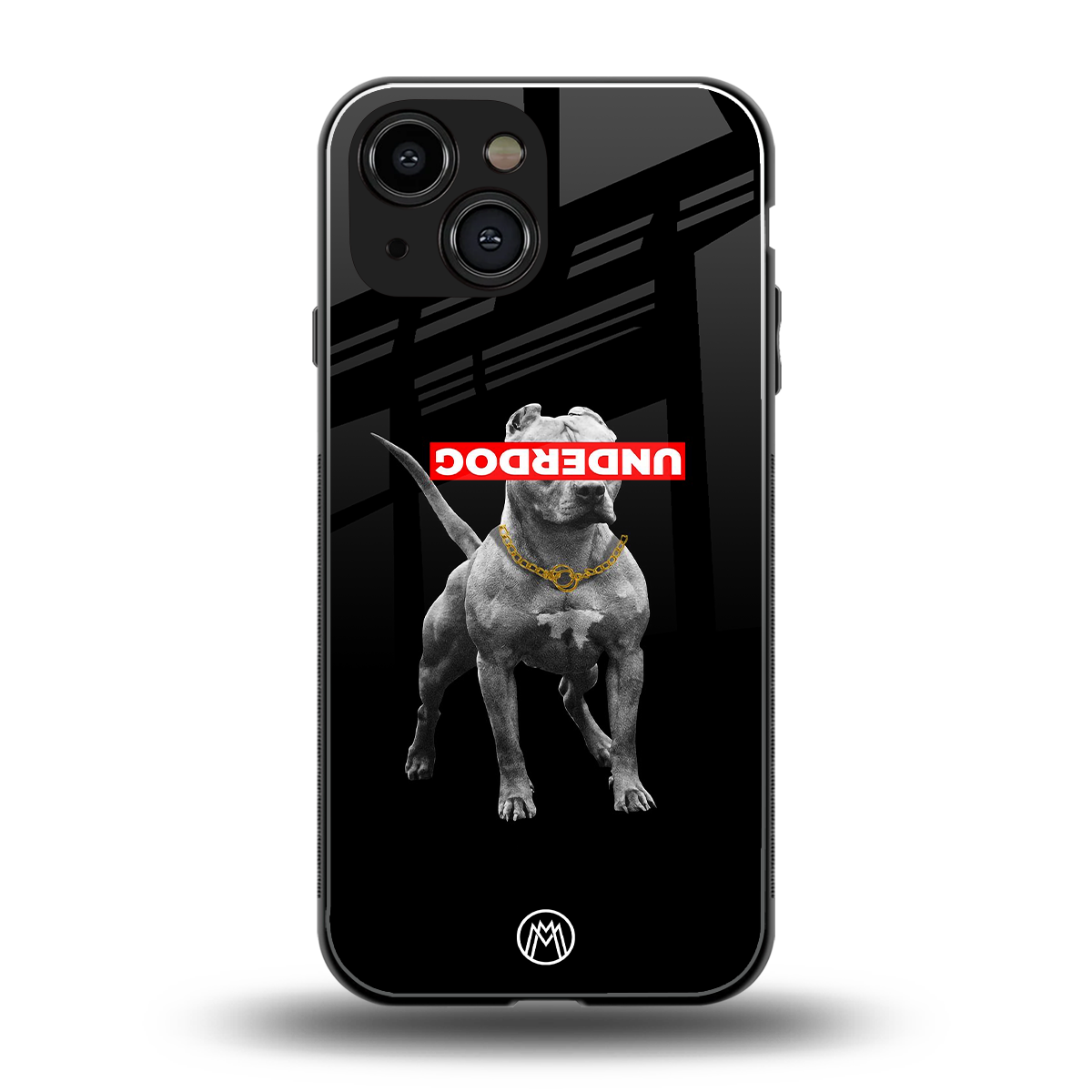 underdog back phone cover | glass case for iphone 13 mini