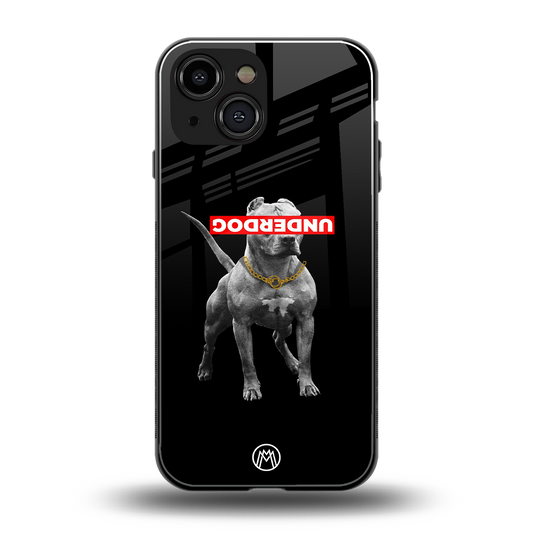 underdog back phone cover | glass case for iphone 13 mini