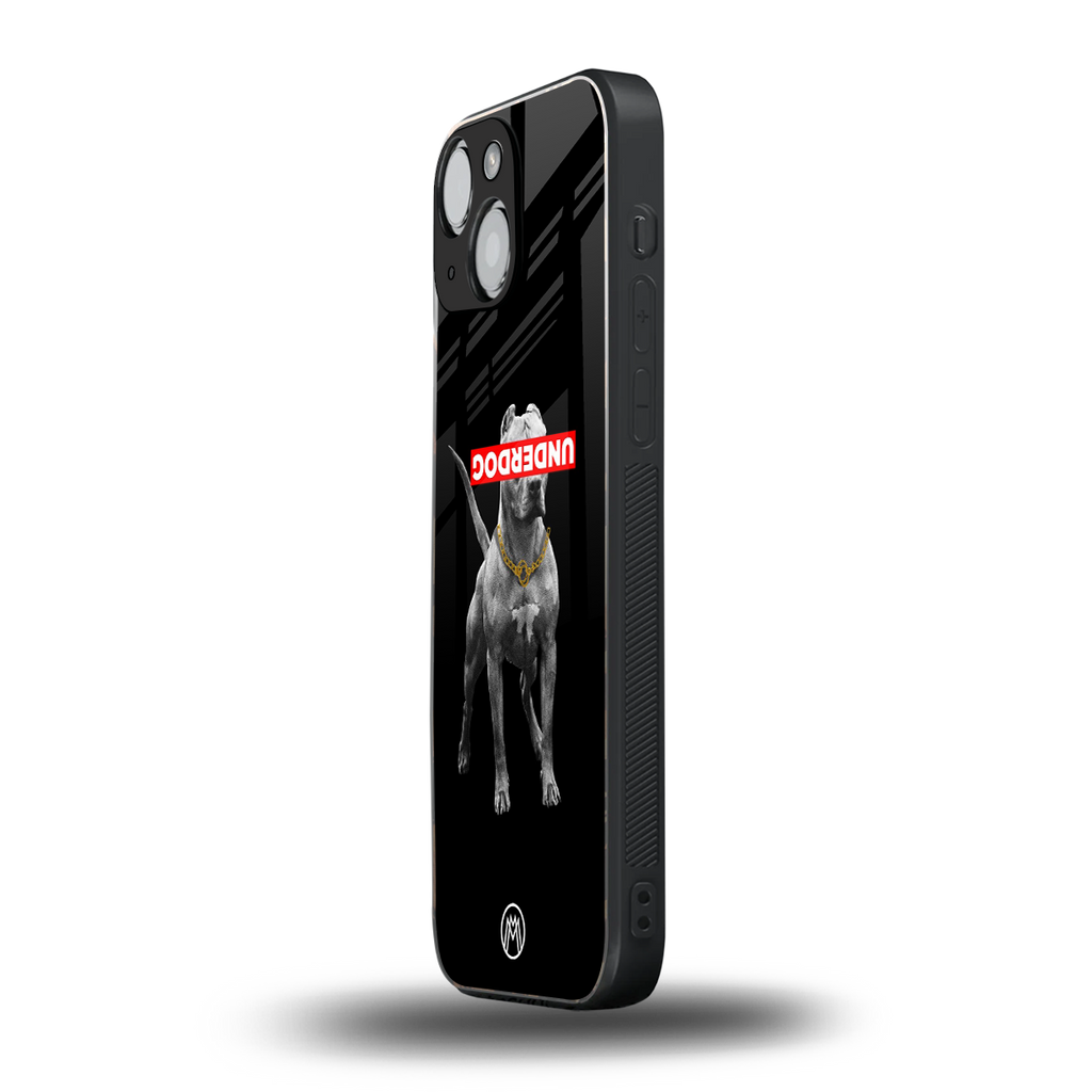 underdog back phone cover | glass case for iphone 13 mini