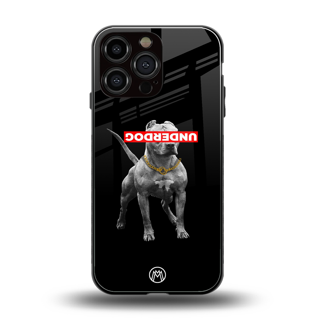 underdog back phone cover | glass case for iphone 13 pro max