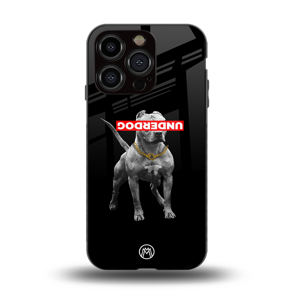 underdog back phone cover | glass case for iphone 13 pro