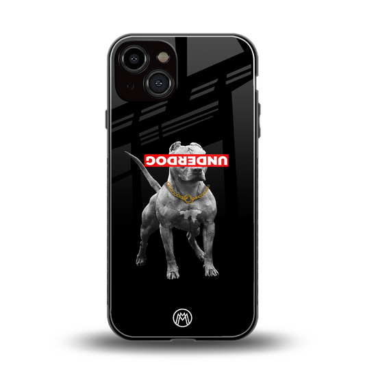 underdog back phone cover | glass case for iphone 13
