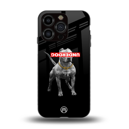 underdog back phone cover | glass case for iphone 15 pro