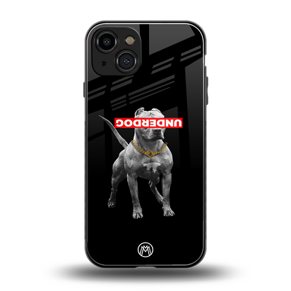 underdog back phone cover | glass case for iphone 15