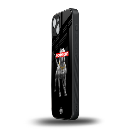underdog back phone cover | glass case for iphone 15