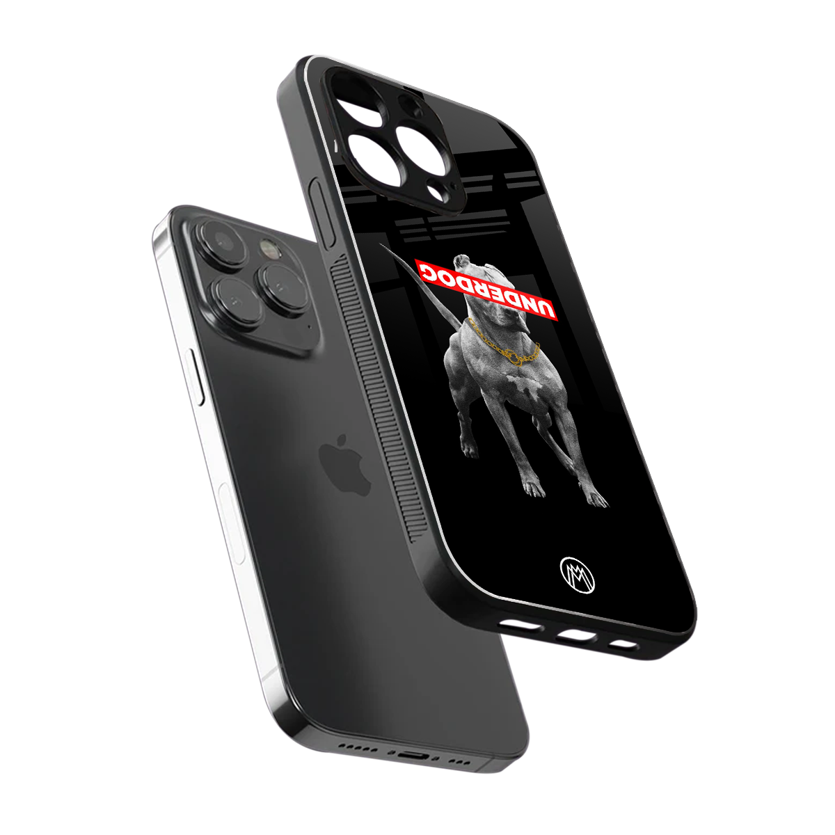 underdog back phone cover | glass case for iphone 16 pro max