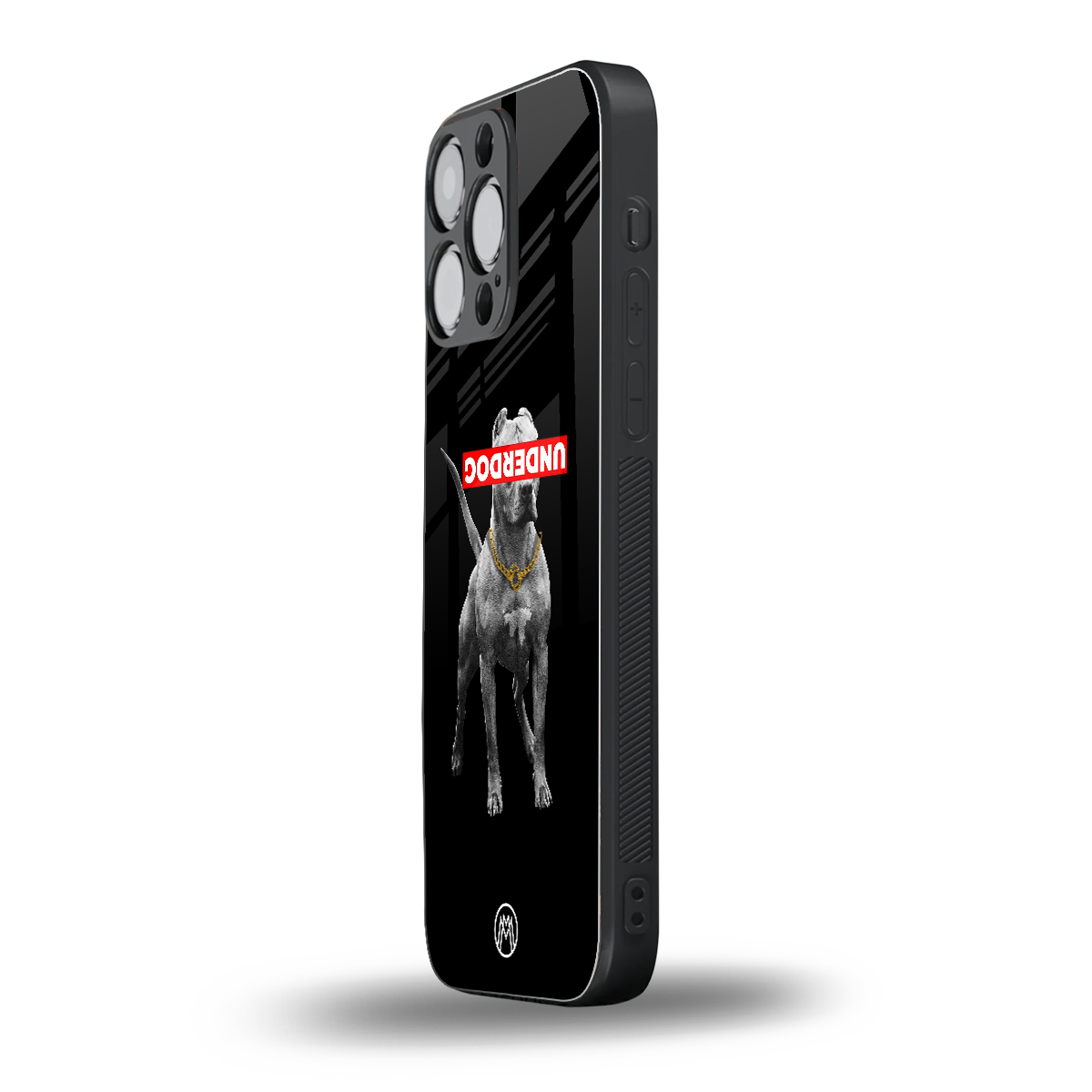 underdog back phone cover | glass case for iphone 16 pro max