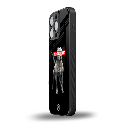 underdog back phone cover | glass case for iphone 16 pro max