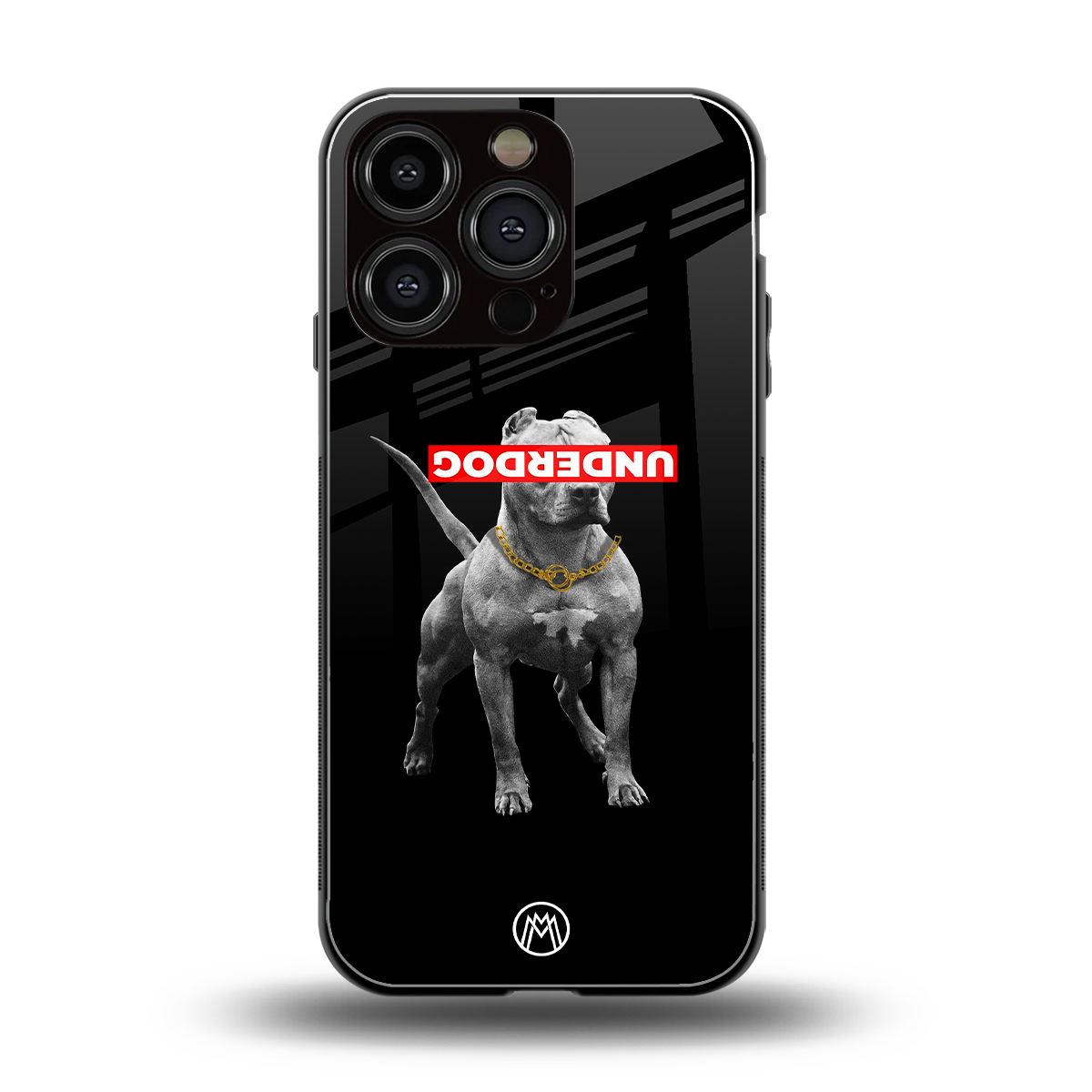 underdog back phone cover | glass case for iphone 16 pro