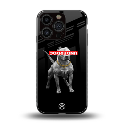underdog back phone cover | glass case for iphone 16 pro