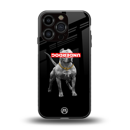 underdog back phone cover | glass case for iphone 16 pro
