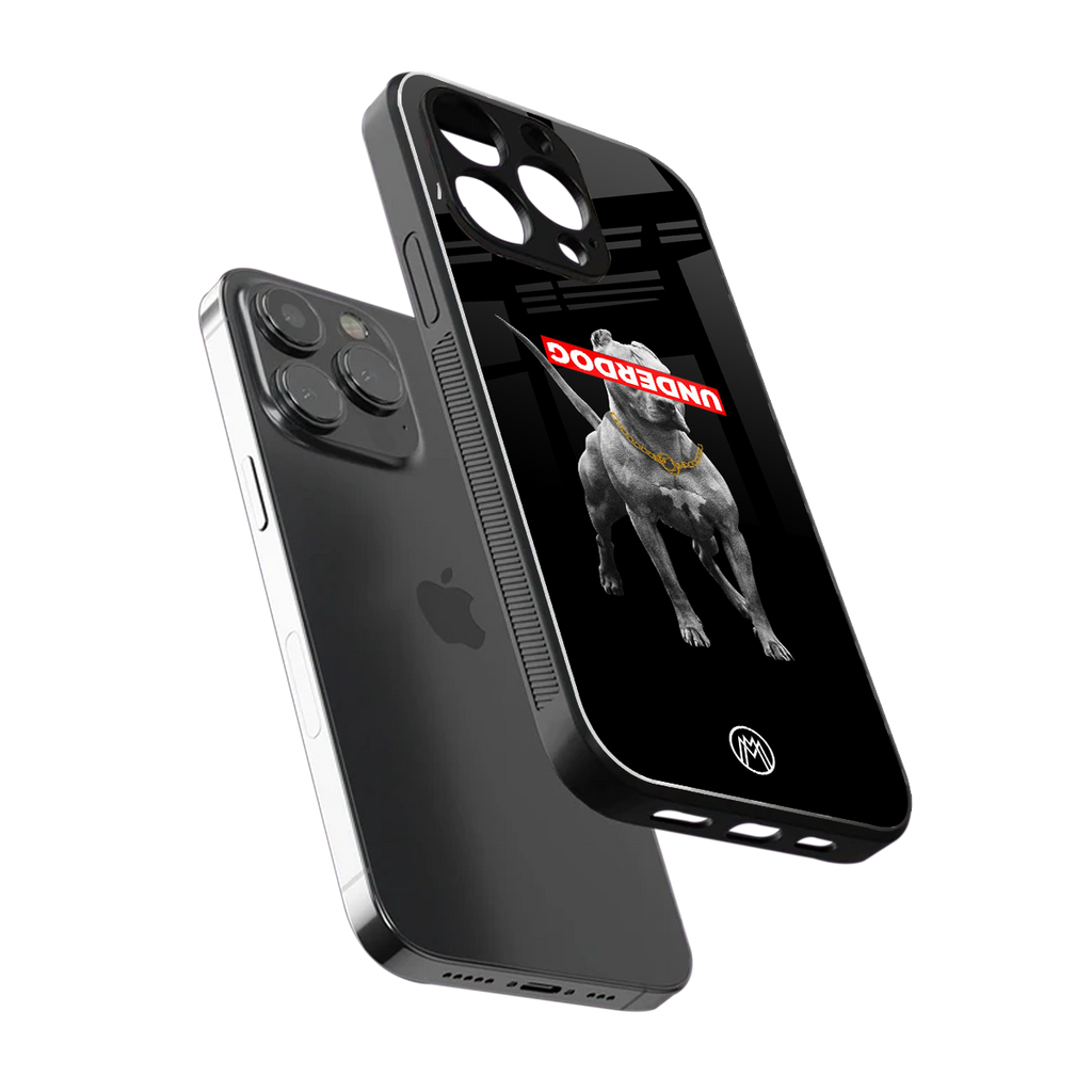 underdog back phone cover | glass case for iphone 16 pro