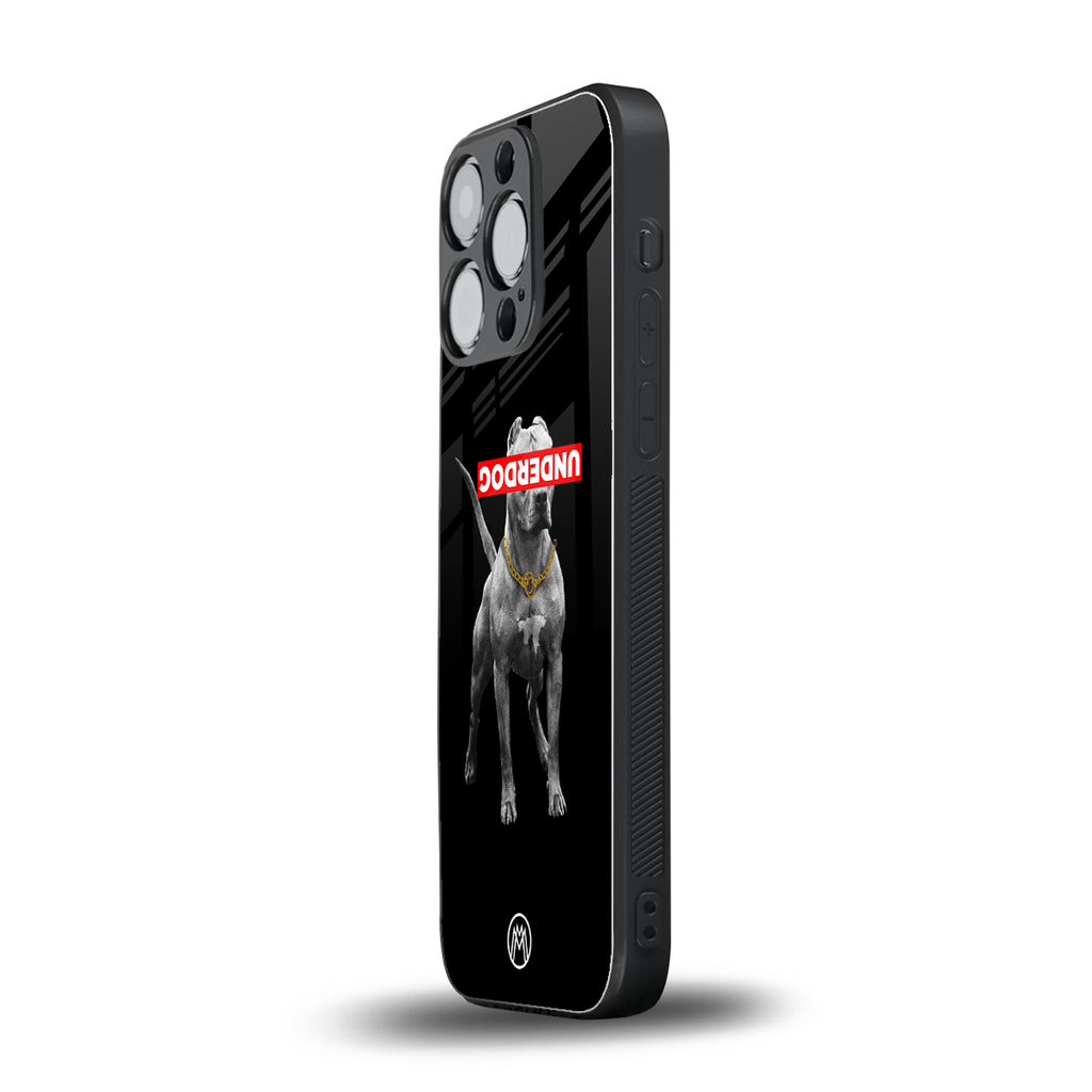 underdog back phone cover | glass case for iphone 16 pro