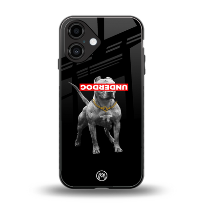underdog back phone cover | glass case for iphone 16