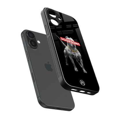 underdog back phone cover | glass case for iphone 16
