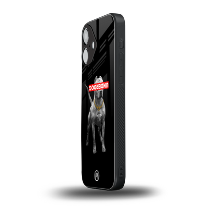 underdog back phone cover | glass case for iphone 16