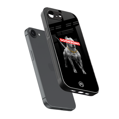 underdog back phone cover | glass case for iphone 16e