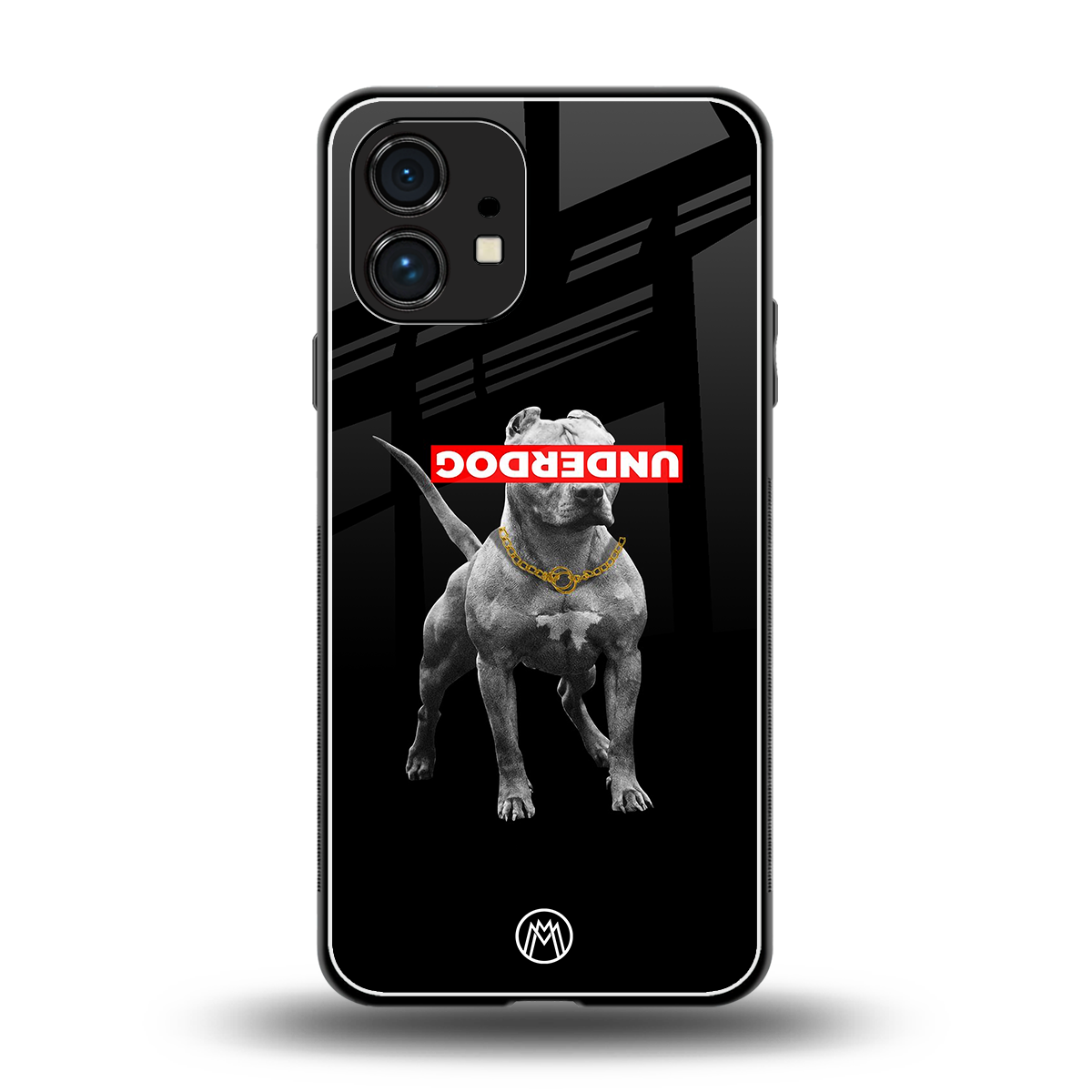 underdog back phone cover | glass case for nothing phone 1
