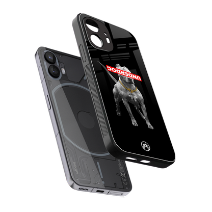underdog back phone cover | glass case for nothing phone 2