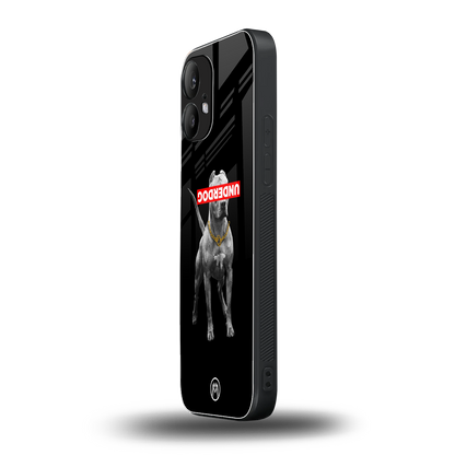 underdog back phone cover | glass case for nothing phone 2