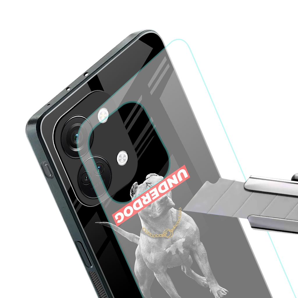 underdog back phone cover | glass case for oneplus nord 3