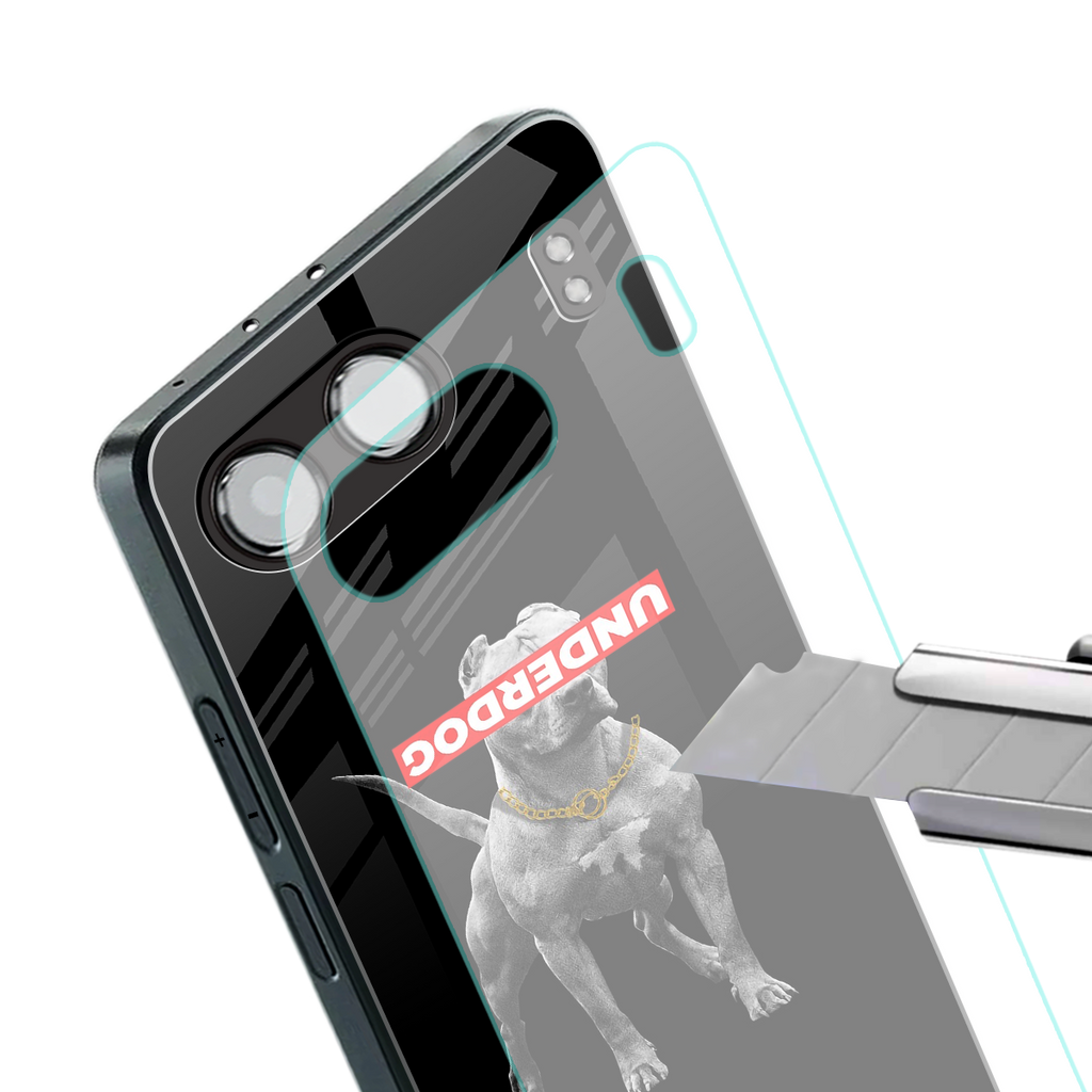 underdog back phone cover | glass case for oneplus nord 4