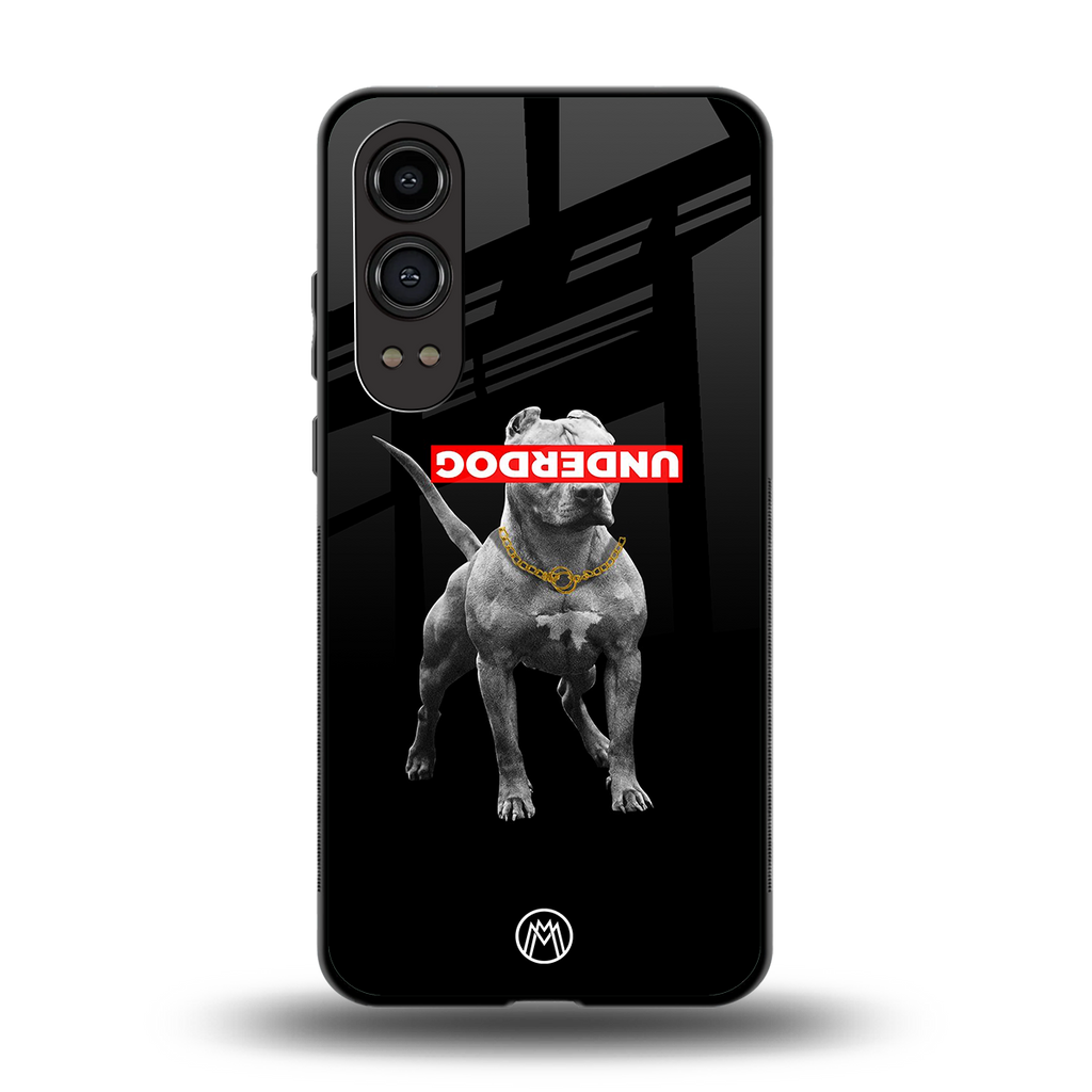 underdog back phone cover | glass case for oneplus nord ce 4 lite
