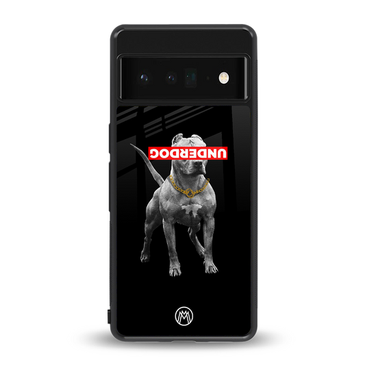 underdog back phone cover | glass case for google pixel 6 pro