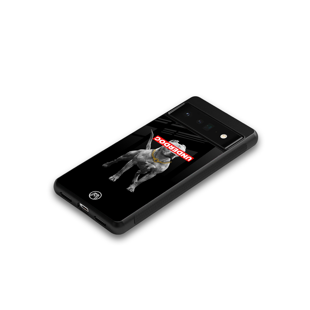 underdog back phone cover | glass case for google pixel 6 pro