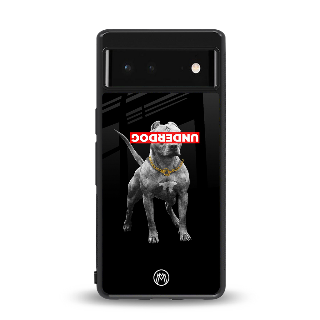 underdog back phone cover | glass case for google pixel 6