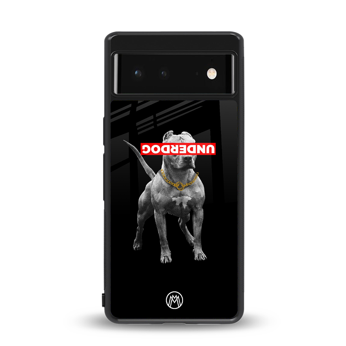 underdog back phone cover | glass case for google pixel 6