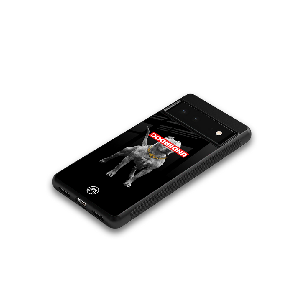 underdog back phone cover | glass case for google pixel 6