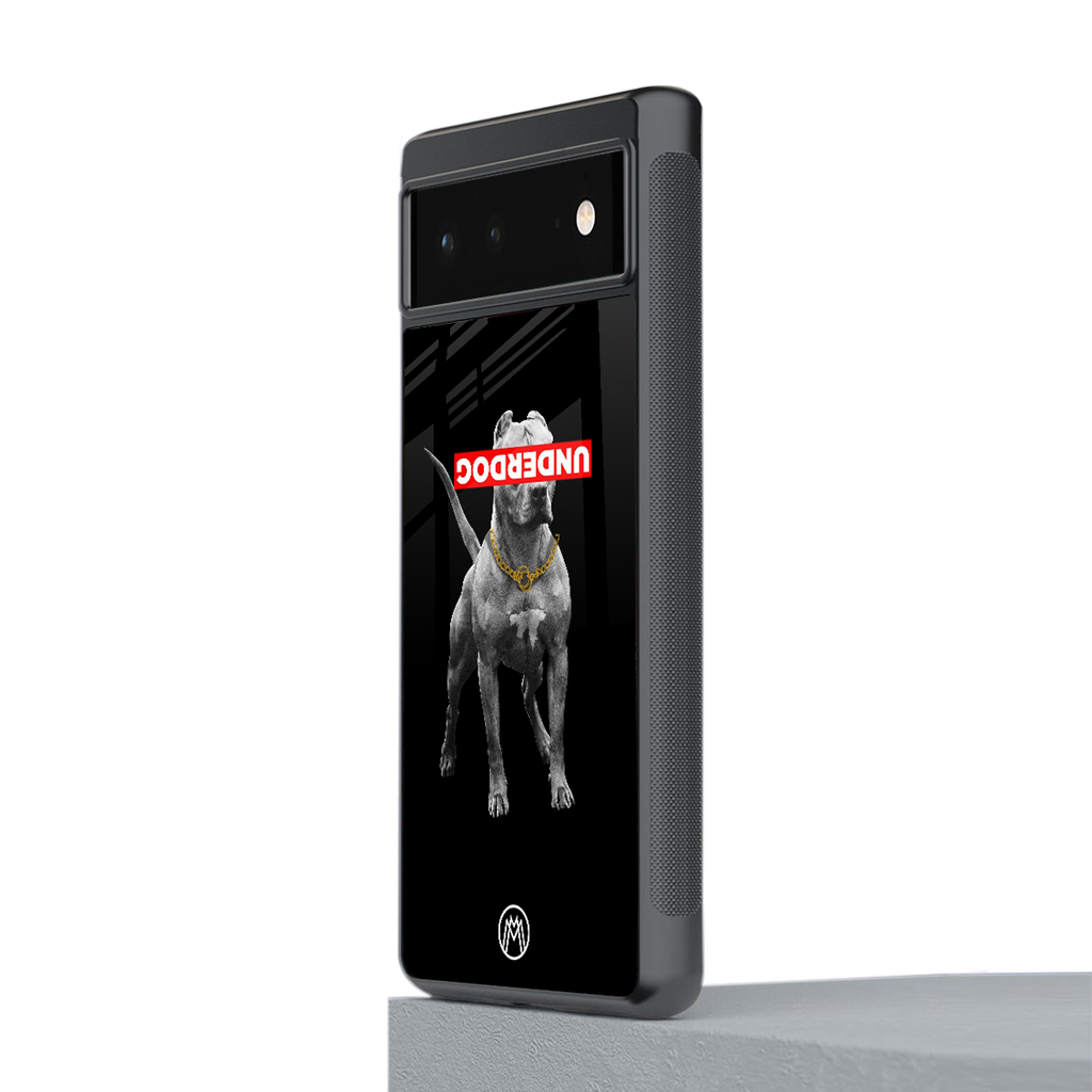 underdog back phone cover | glass case for google pixel 6