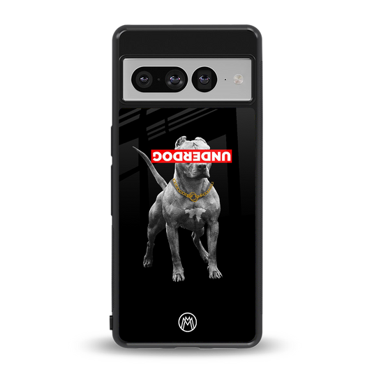 underdog back phone cover | glass case for google pixel 7 pro