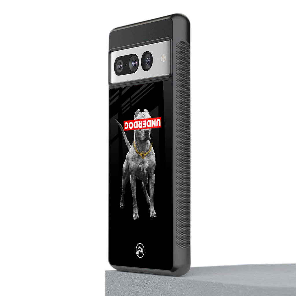 underdog back phone cover | glass case for google pixel 7 pro