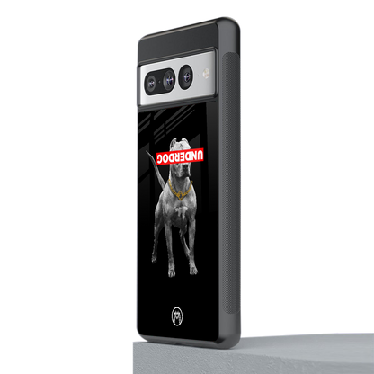 underdog back phone cover | glass case for google pixel 7 pro