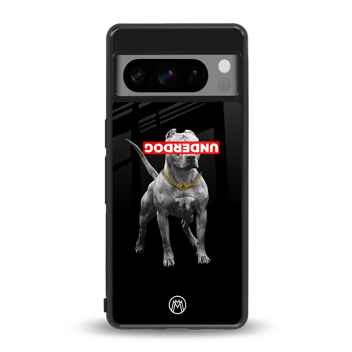 underdog back phone cover | glass case for google pixel 8 pro