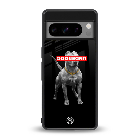 underdog back phone cover | glass case for google pixel 8 pro